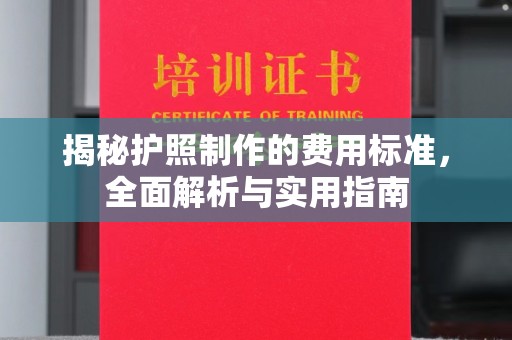 定远揭秘护照制作的费用标准，全面解析与实用指南